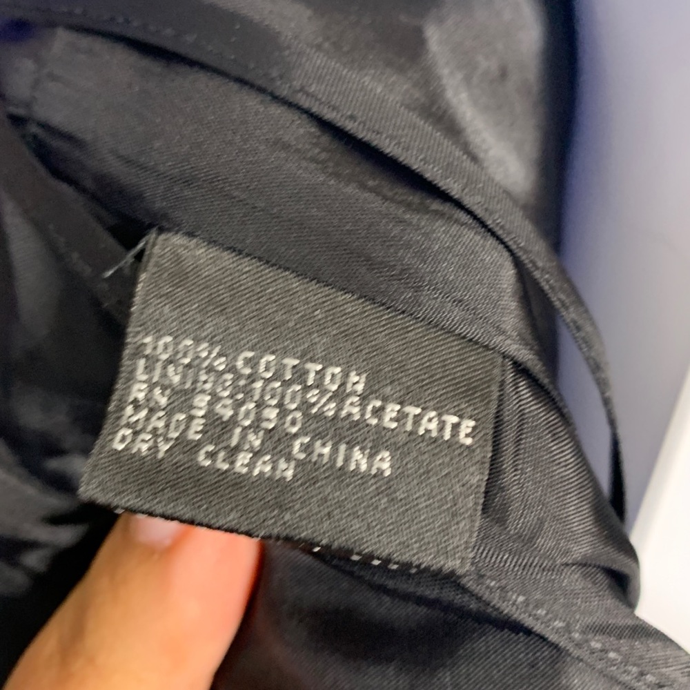 Albert Nipon- Black Dress W/Circle Pattern Size 6 - image 8